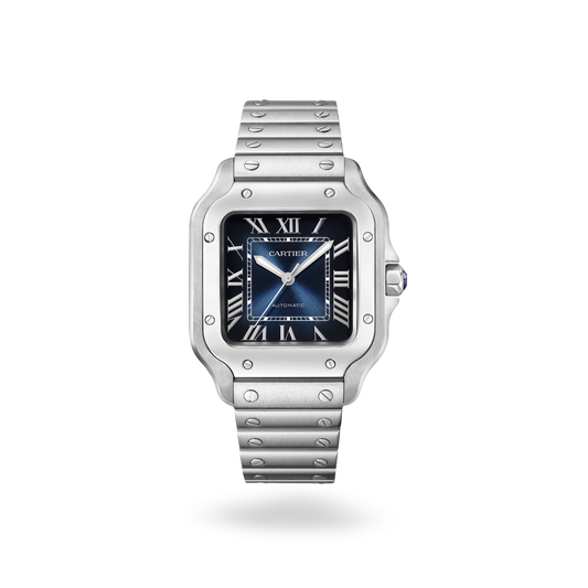 Santos de Cartier blue dial