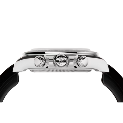 Rolex Cosmograph Daytona-40mm ( Black Rubber Strap )