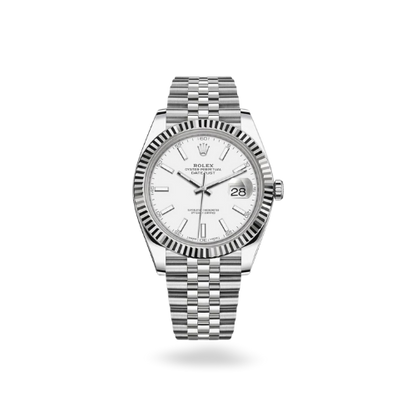 Rolex Date-just white Dial