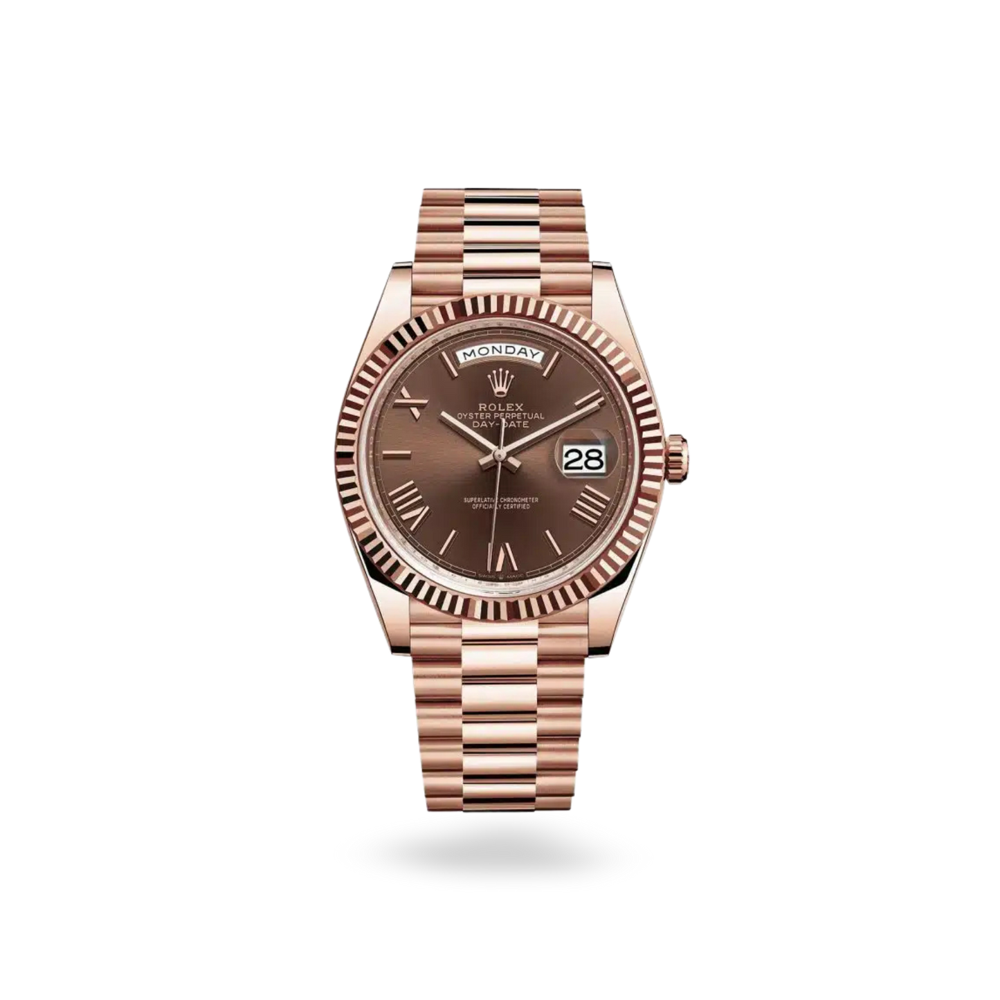 Rolex Day-date Roman Numerals Rose Gold
